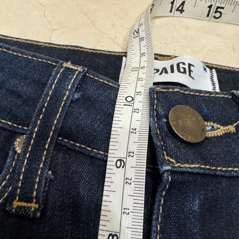 Paige Denim Margot Ultra Skinny High Rise Jeans Size 25 in Alanis Dark Blue NWOT - Picture 8 of 13